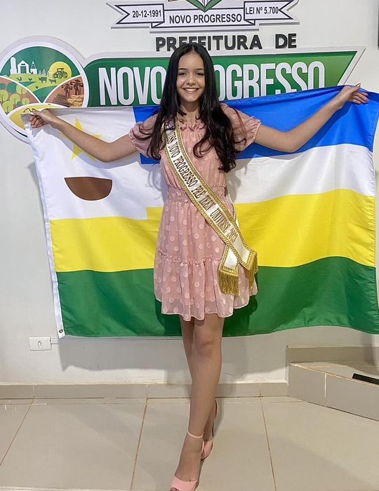 Francieli Pelissan -Miss Novo Progresso Pre Teen 2023 (foto:pagina pessoal)
