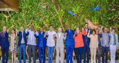 Foto oficial dos participantes da Cúpula da Amazônia — Foto: Divulgação