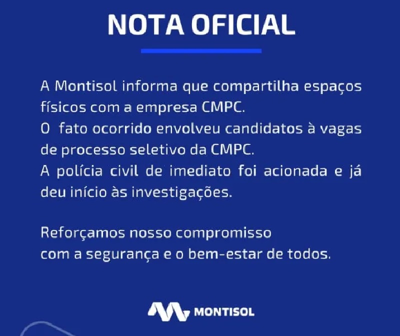 📷 Empresa emitiu nota sobre o ocorrido (Foto|Reprodução)