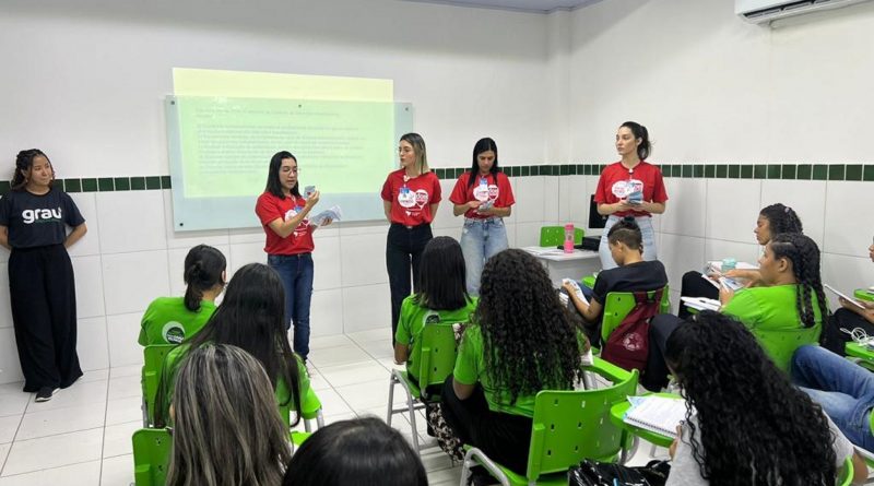 Concientizção O Regional de Marabá, realizou palestras educativas em escolas e instituições para incentivar a doação de sangue (1)