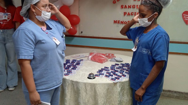 Orientações de Hemovigilancia ajudam garantir a segurança do Paciente no HRSP. Fotografia AscomHRSP (3)