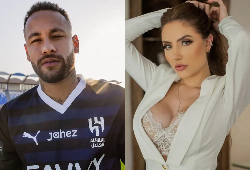 Neymar e Aline Farias — Foto: Reprodução: Instagram