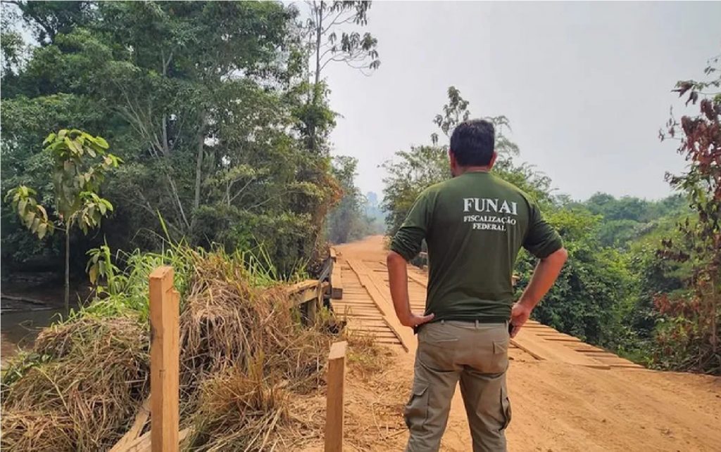 Operação de Desintrusão das Terras Indígenas Apyterewa e Trincheira Bacajá no Pará — Foto: Divulgação 