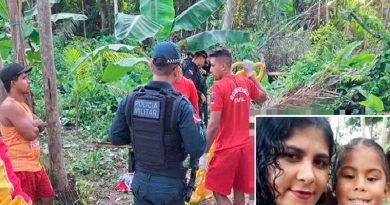 Amanda Coelho e a filha de três anos, mortas no Marajó. — Foto: Reprodução / Redes sociais