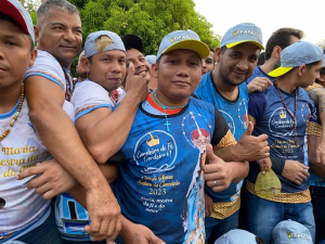 Jailson Rodrigues, cordeiro, participa na corda há 15 anos — Foto: Kamila Andrade/g1