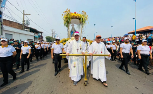 Arcebispo Dom Irineu Romam no Círio da Conceição 2023 — Foto: Kamila Andrade/g1
