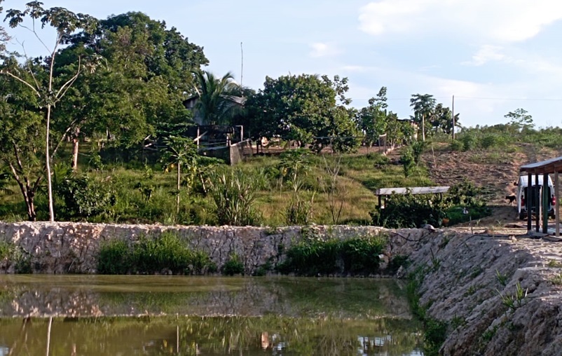 Local onde houve troca de tiros (Foto:Jornal Folha do Progresso)