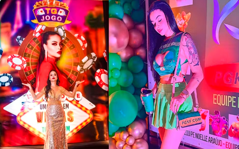 'Jogo do Tigrinho': Rayssa Natacha Motta Berbary uma das presas no Pará — Foto: Reprodução/Redes Sociais