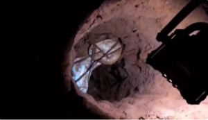 Criminosos cavam túnel de 150 metros para roubar associação de cambistas no Paraguai — Foto: Polícia Nacional do Paraguai