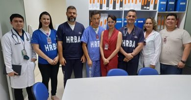 Equipe do setor de transplantes do HRBA (Foto:ISMS )
