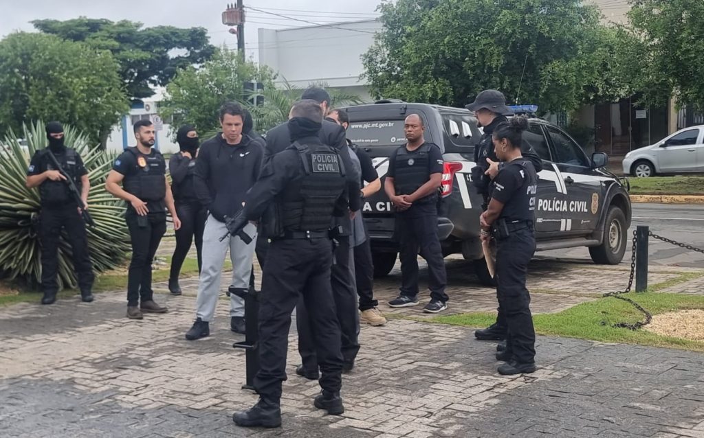 Preparativos da Operação Gravatas em Sinop (foto: Bom Dia MT)