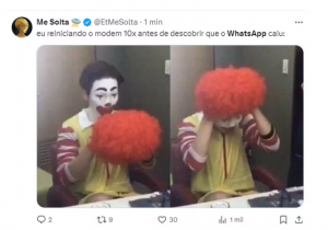 WhatsApp e Instagram apresentam instabilidade nesta quarta-feira (03) — Foto: Reprodução/Twitter