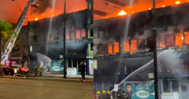Incêndio atingiu pousada e deixou mortos em Porto Alegre — Foto: Arquivo pessoal