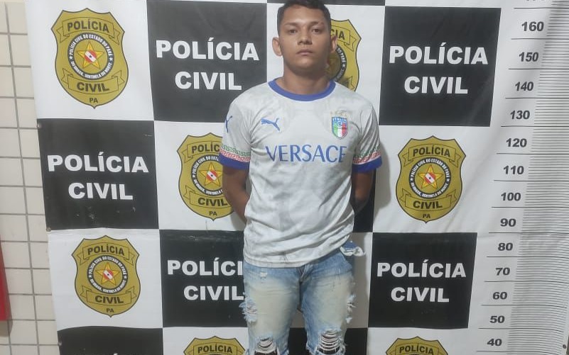 Suspeito de participar de facção e assalto com refém de empresario foi preso em Castelo de Sonhos, com caminhonete da vitima, Foi solto em audiência de custodia.