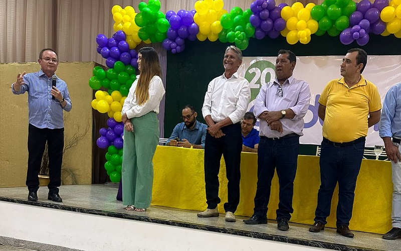 Senador Zequinha Marinho (PODEMOS), presente no evento partidário em Novo Progresso -PA.
