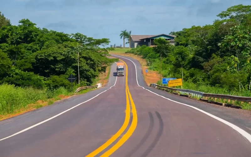 BR-163: Acesso a Trairão, no Pará, pode ser feito por terra, pela BR-163, e pelo ar. Foto: Divulgação