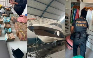 Agentes apreenderam dinheiro em espécie e embarcações durante operação. — Foto: Polícia Federal (PF)