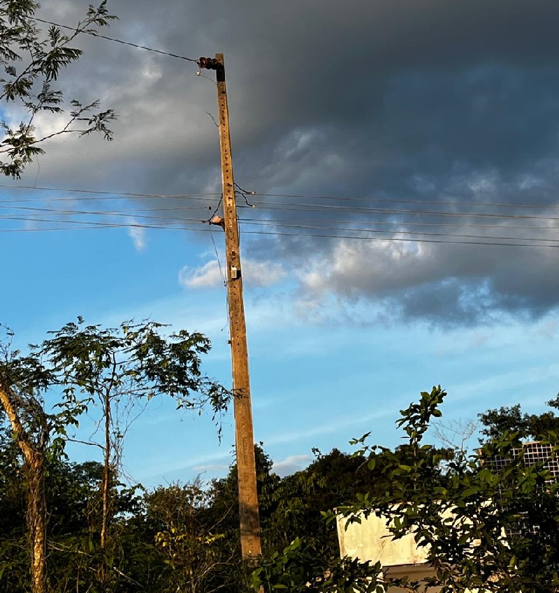 Transformador do posto de saúde da comunidade São José foi furtado por criminosos. (foto:Jornal Folha do Progresso)