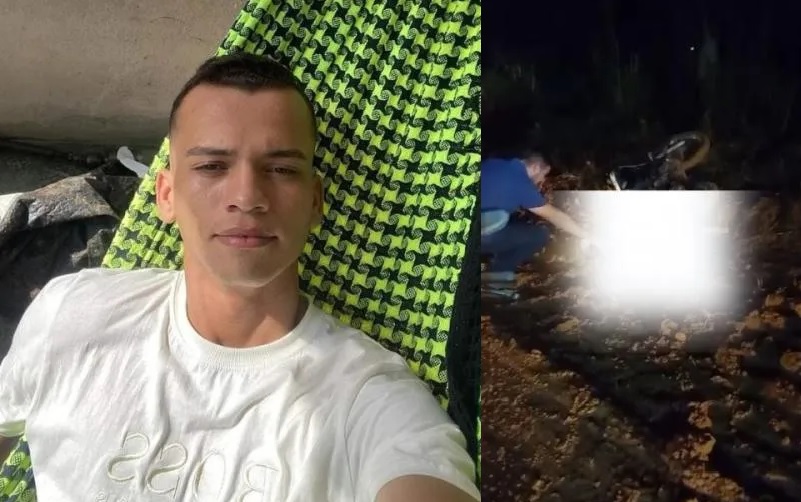 Hudson Alves do Carmo, de 21 anos, faleceu após colidir de moto com uma vaca na pista