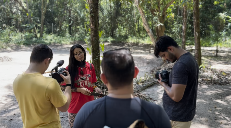 Gravação da Série Amazônidas_Episódio Educação Indígena_Foto Muruci Produções