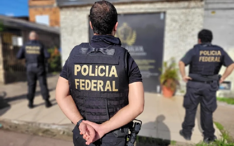 Operação da PF contra ilícitos no Iapen do Amapá em 14 de setembro de 2022 — Foto: Jorge Júnior/Rede Amazônica
