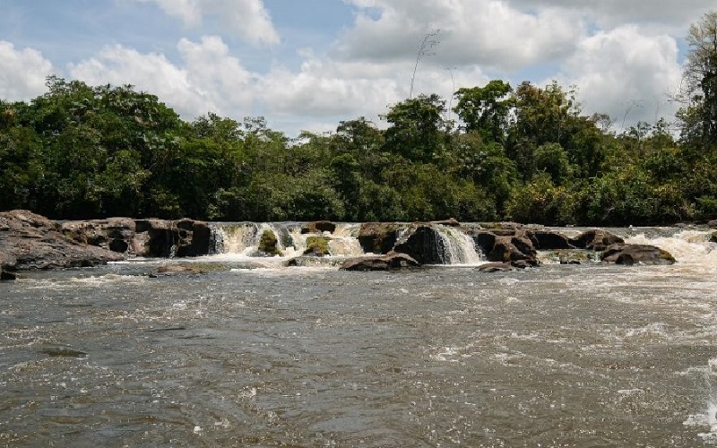 Paisagens paradisíacas durante a expedição