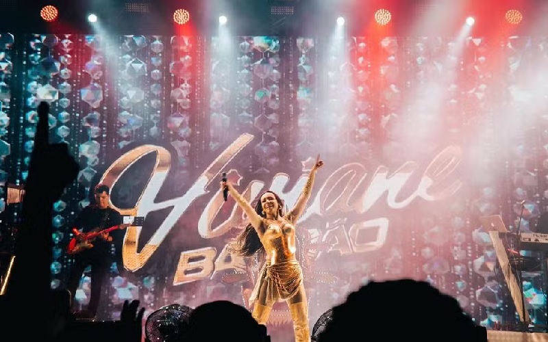 Viviane Batidão em show no Psica Festival 2023 — Foto: Reprodução/Redes Sociais
