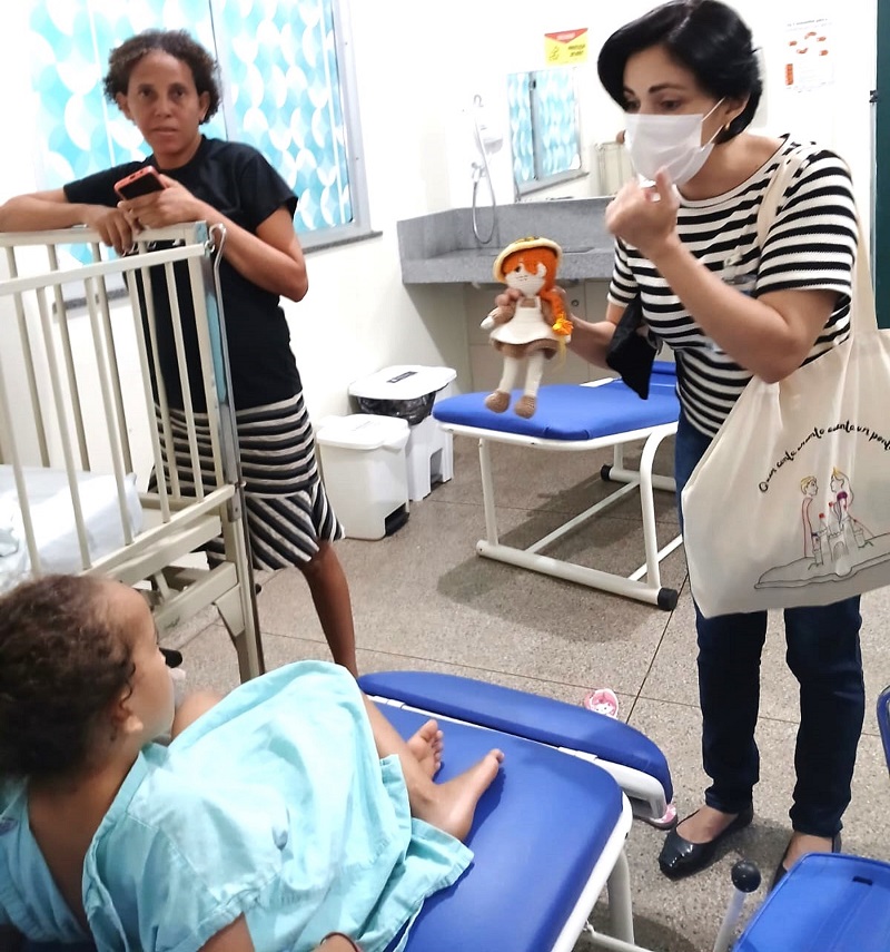 O projeto contos de esperança axulia na recuparação das crianças internadas no HRSP. Fotografia Ascom (8)