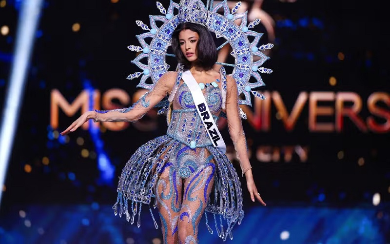 A modelo brasileira Luana Cavalcante, candidata ao Miss Universo 2024 — Foto: Raquel Cunha/Reuters