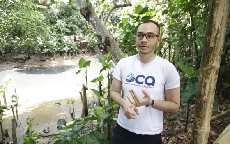 (Foto: Ivan Duarte) - Pedro Lucas Gama é estudante do curso de Engenharia Sanitária e Ambiental da UFPA .