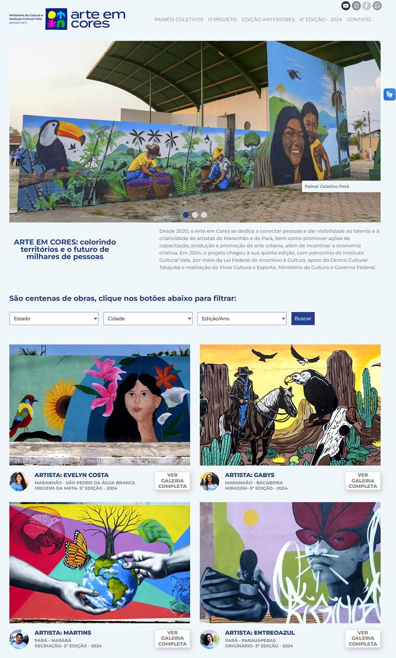Galeria Virtual do Arte em Cores