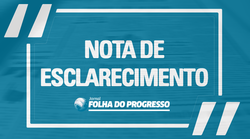 NOTA DE ESCLARECIMENTO