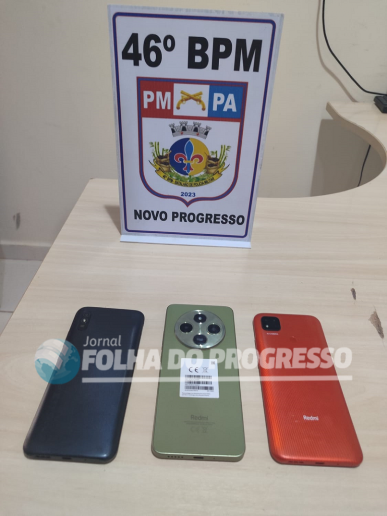 Materiais apreendidos | Foto: Divulgação/46° BPM