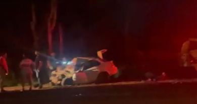 Veiculo onde estavam as vitimas (Foto>Reprodução)