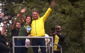 Bolsonaro e Michele (foto:Reprodução)