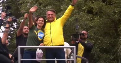 Bolsonaro e Michele (foto:Reprodução)