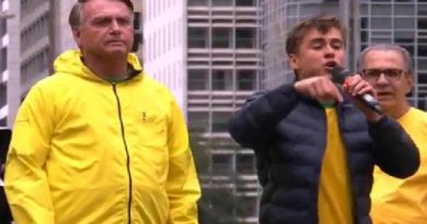 Nikolas Ferreira ataca STF e exalta Bolsonaro em ato pró anistia na Avenida Paulista - (crédito: Reprodução)