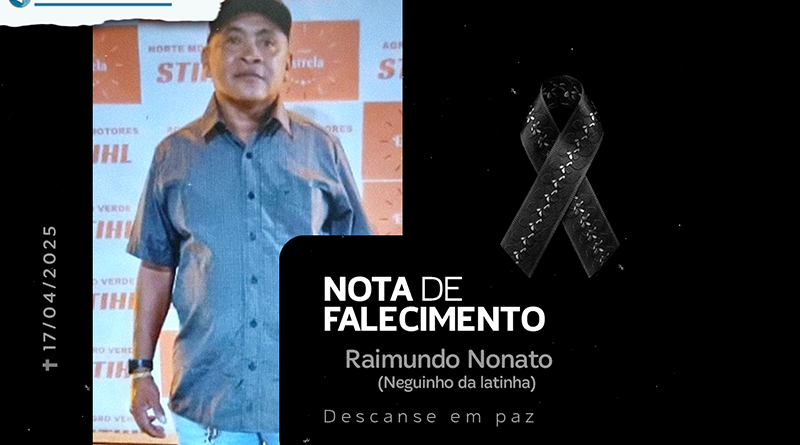 nota falecimento