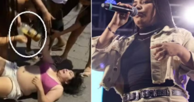 Cantora é agredida e tem testa cortada por golpe de gargalo de garrafa no Crato — Foto_ Reprodução (1)