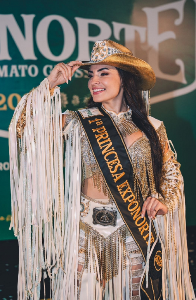 Claudia Amélia Mello, Primeira Princesa da Exponorte 2025 | Foto: Reprodução 