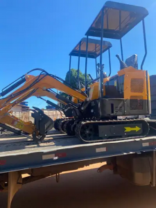 Retroescavadeira apreendida Foto: Divulgação