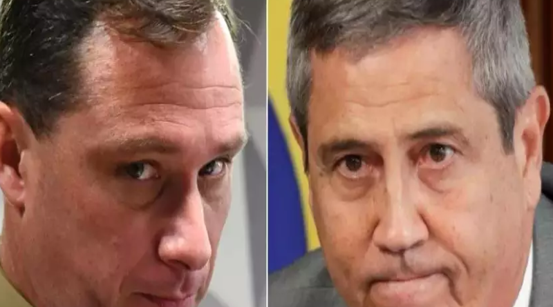 Braga Netto e Mauro Cid