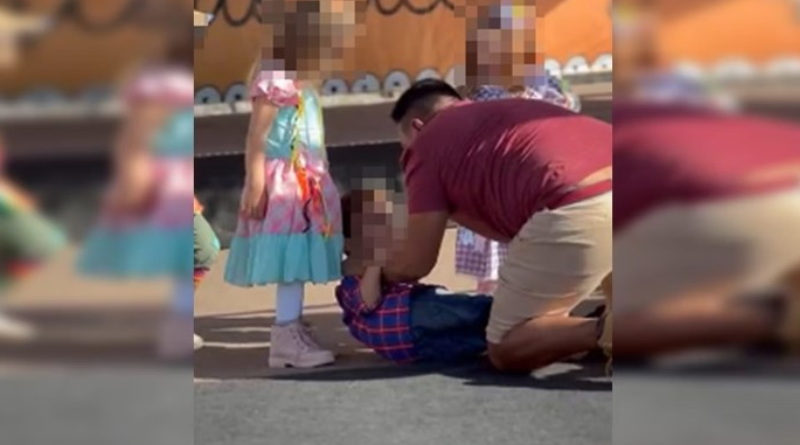 homem agride criança de 4 anos na festa junina