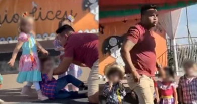 homem agride e xinga criança em festa junina