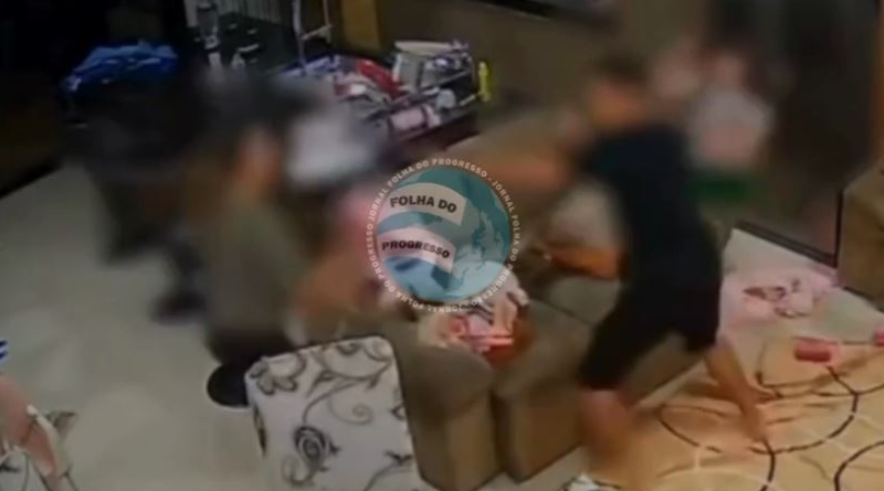 homem tenta matar a esposa