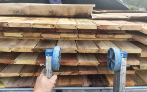 Portais de madeira sucupira e muiracatiara Foto: Divulgação