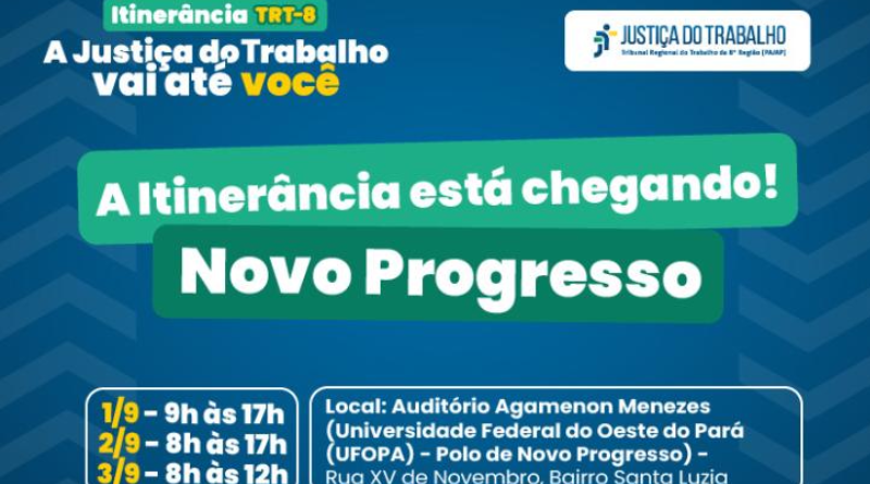 itinerancia novo progresso