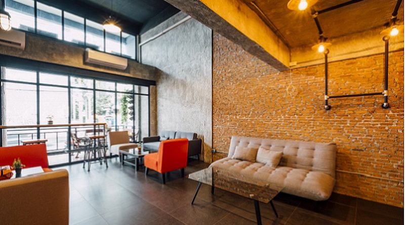 cafe and living room loft style