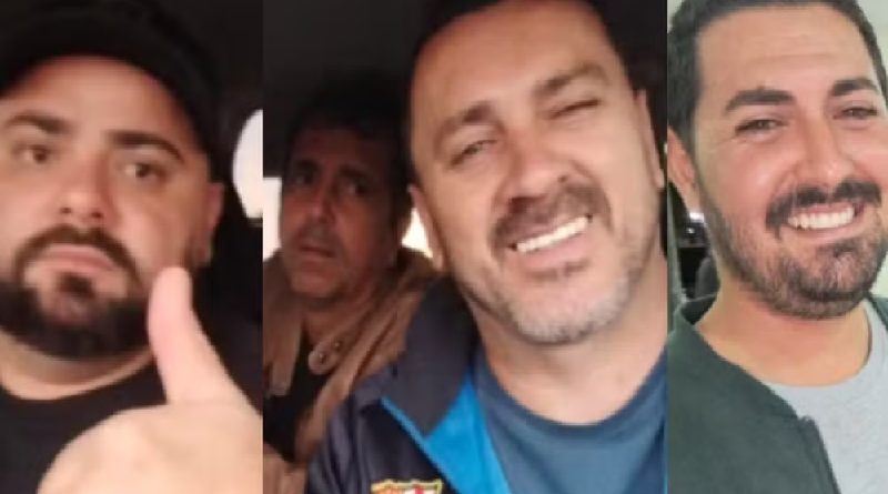 Da esquerda para a direita, Afonso, Robishley, Rafael e Alencar. — Foto: Reprodução