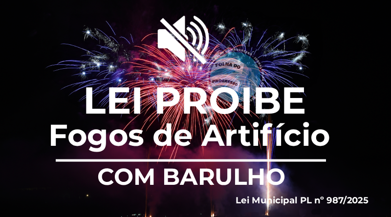 lei proibi fogos de artificio